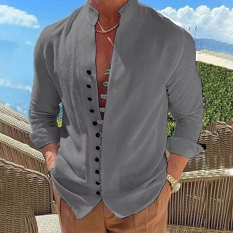 Chemise décontractée légère pour homme style décontracté