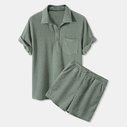 Ensemble pyjama court à manches courtes pour femmes, vêtements de nuit d'été