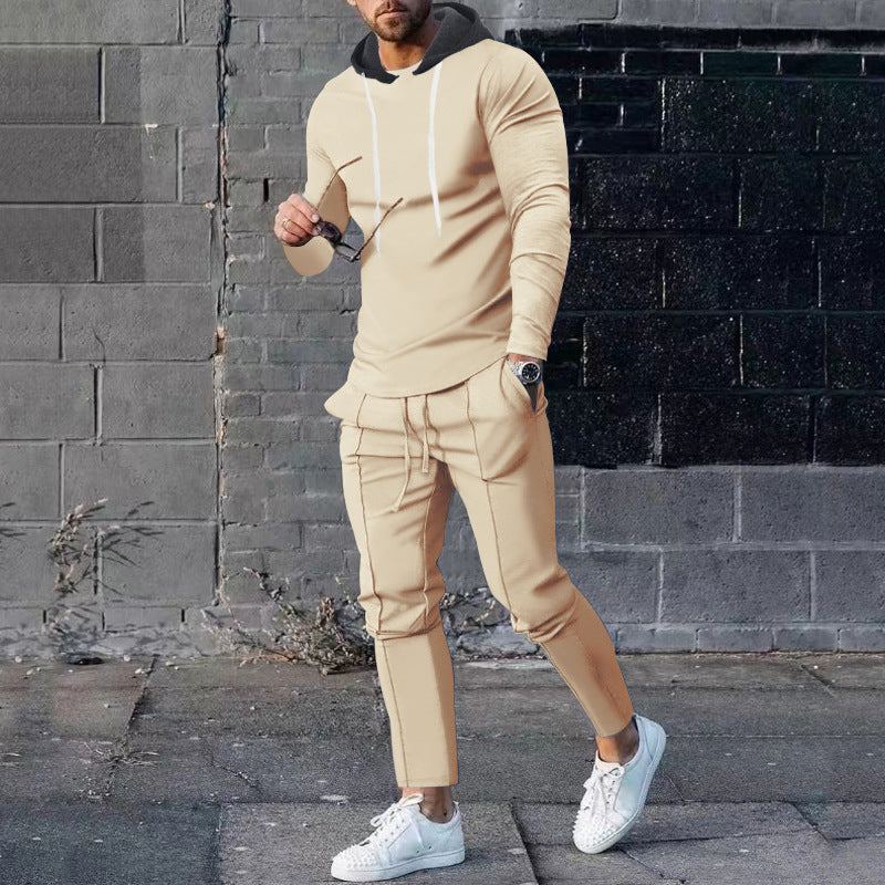 Ensemble de sport pour hommes : Sweat à capuche, pantalon de jogging, tendance