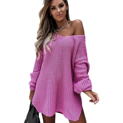 Robe pull femme Oversize Confortable Coupe ample