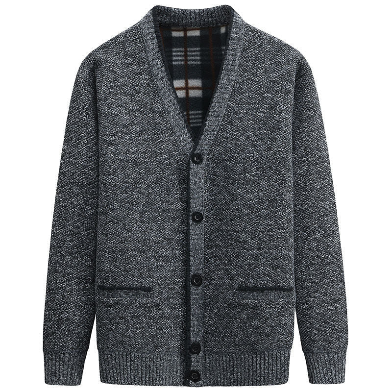 Cardigan Homme Moderne Col V Design Élégant
