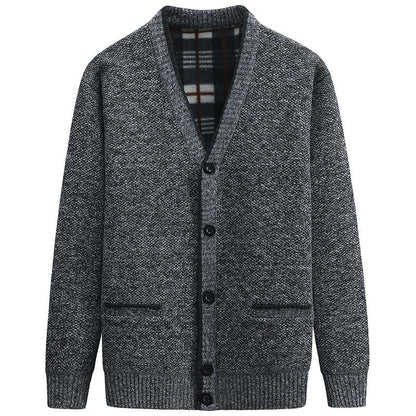Cardigan Homme Moderne Col V Design Élégant