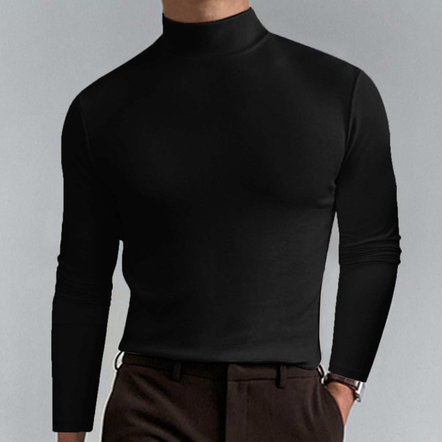 Pull col roulé homme chic et moderne