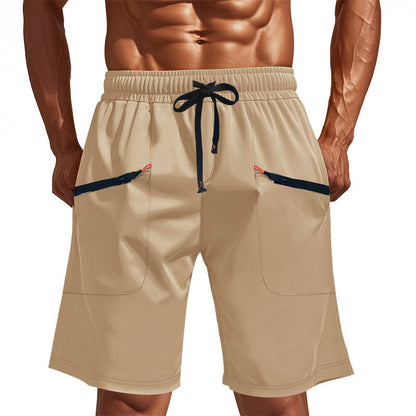 Shorts de sport homme Élastique Multipoches