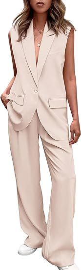 Ensemble pantalon et haut à manches courtes élégant pour femme