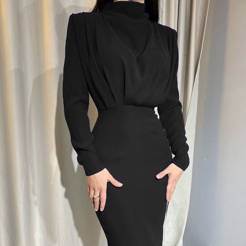 Robe de Soirée Élégante Femme Robe de Mariage Longue