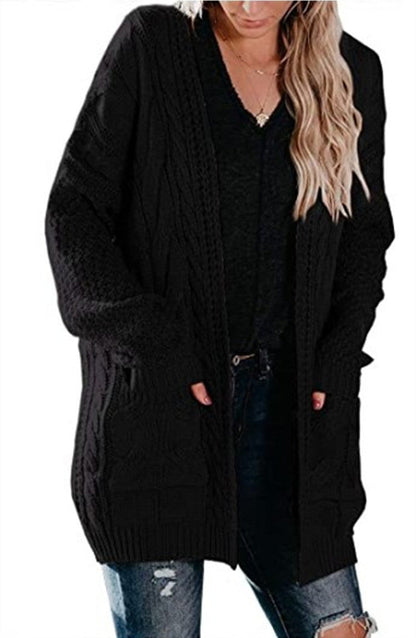 Cardigan Femme Grosse Maille Féminin Pratique