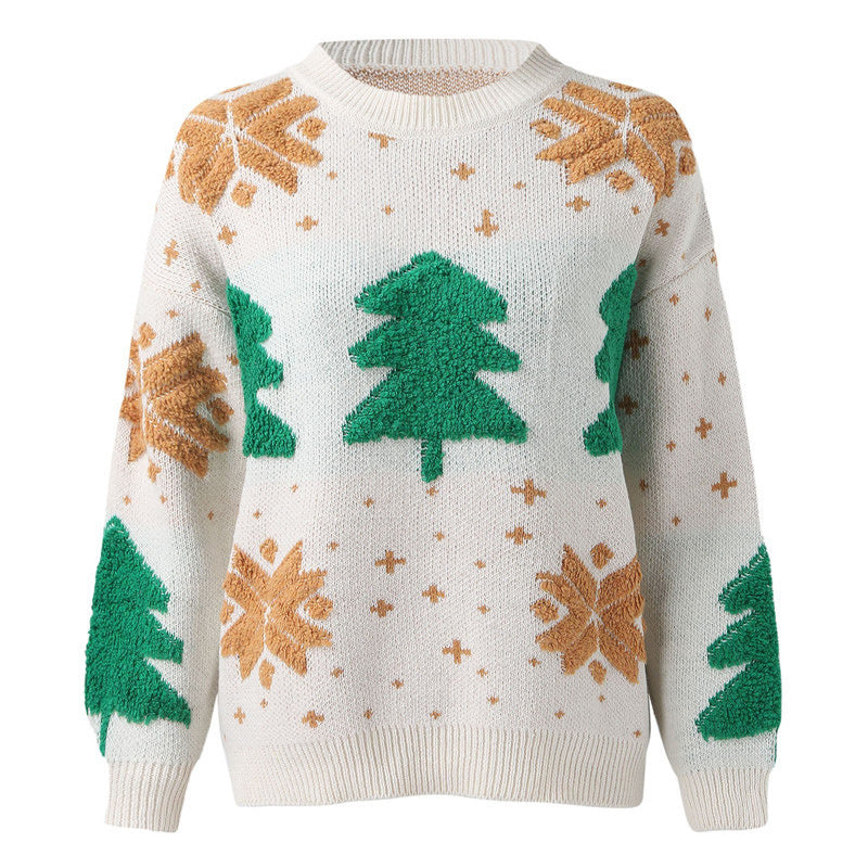 Pull de Noël Femme Festif Douillet