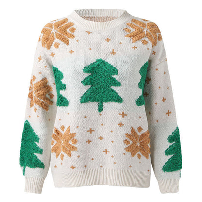 Pull de Noël Femme Festif Douillet