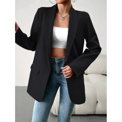 Blazer cintré élégant long pour femme