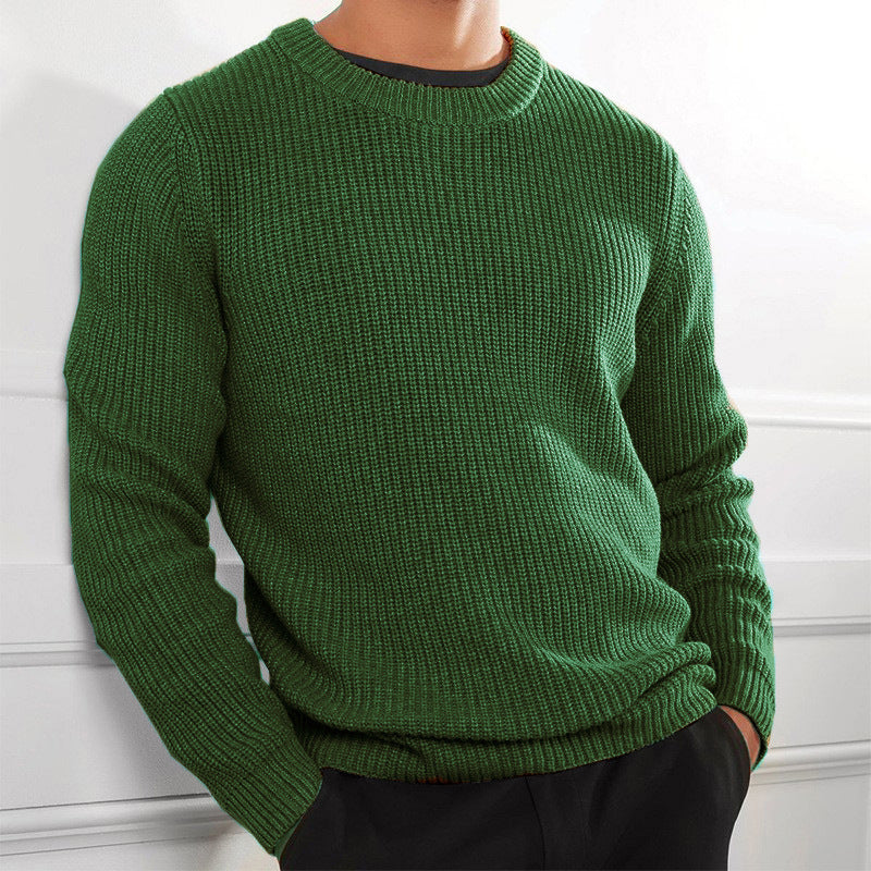 Pull en tricot pour homme Col rond Élégant Moderne