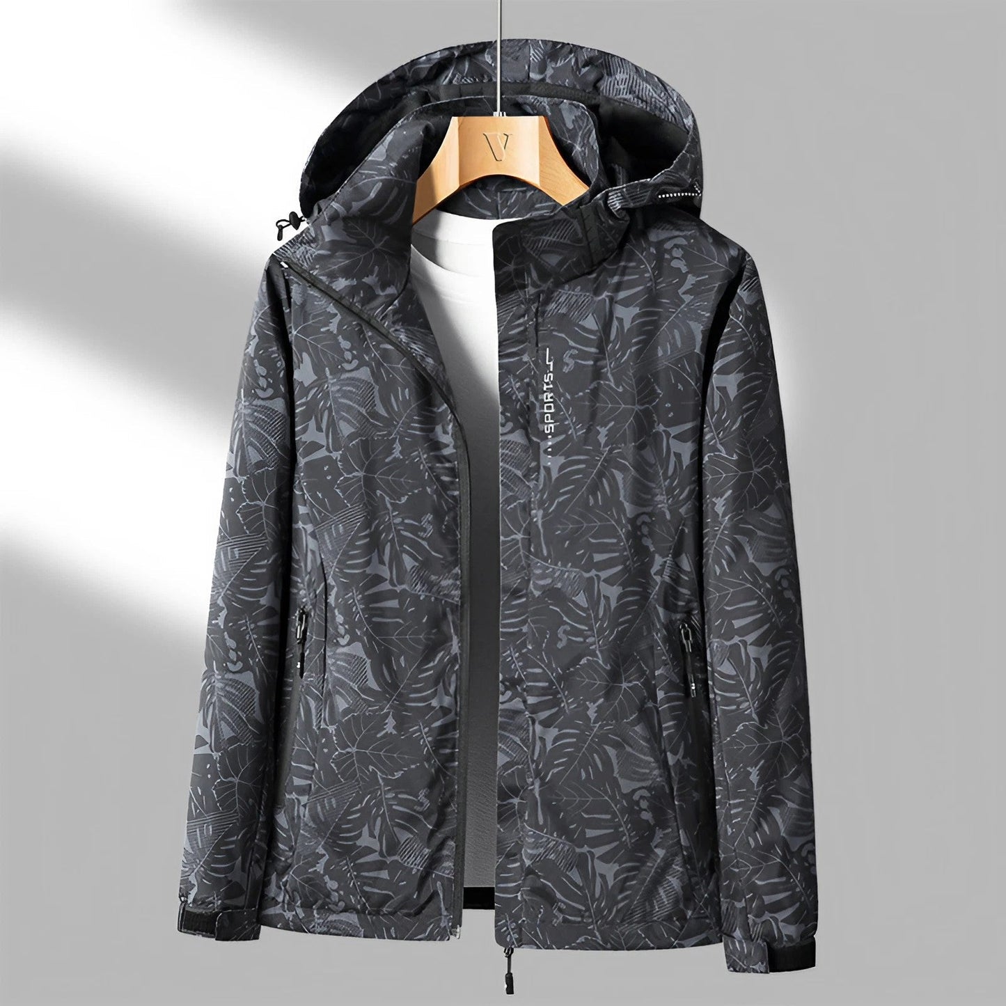 Veste d'extérieur imperméable Coupe-vent Ajustable