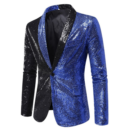 Veste scintillante homme Coupe moderne Étincelante