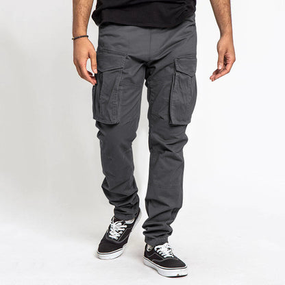 Pantalon cargo homme moderne élastique multi-poches