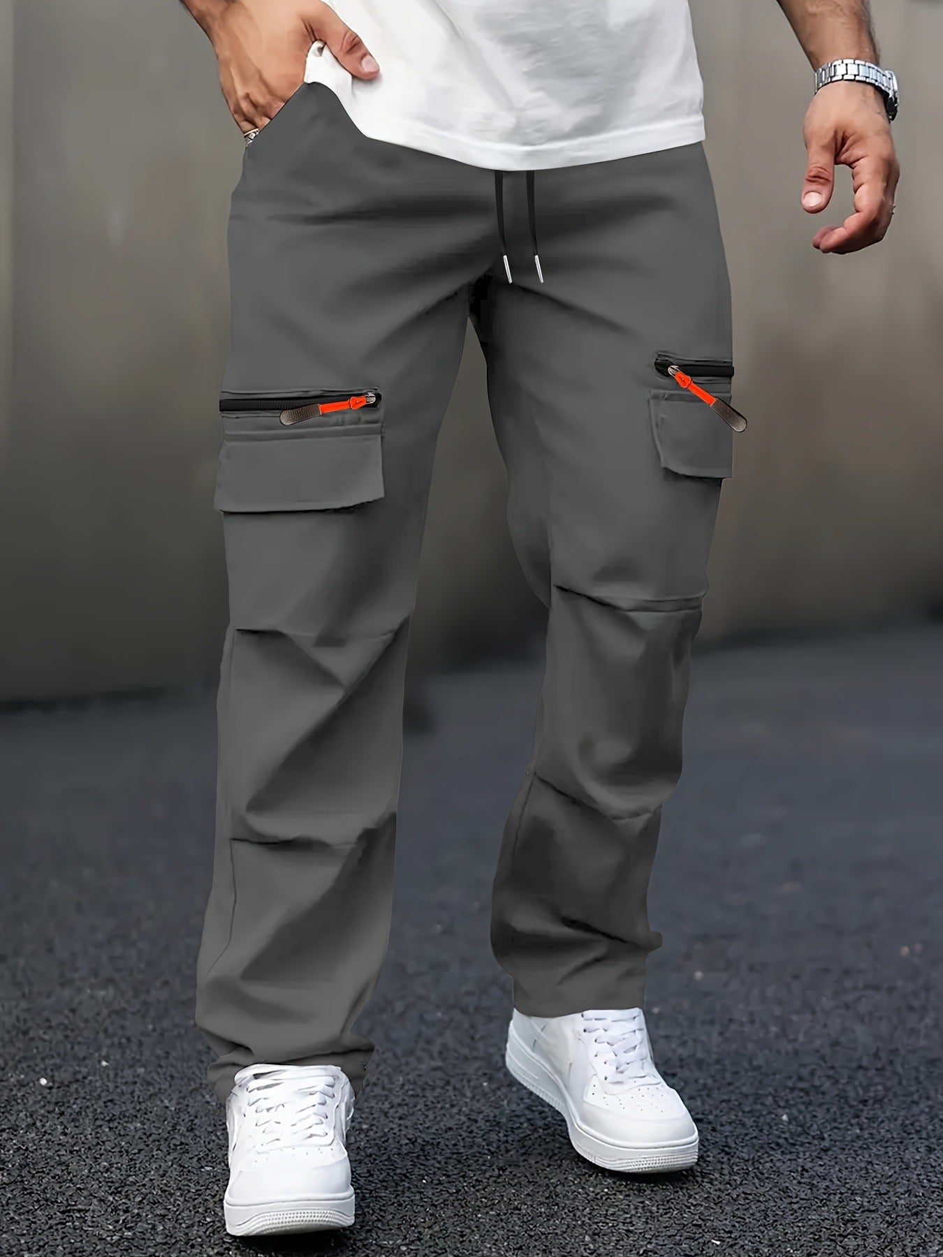 Pantalon Cargo Homme Confortable Élastique Grandes Poches