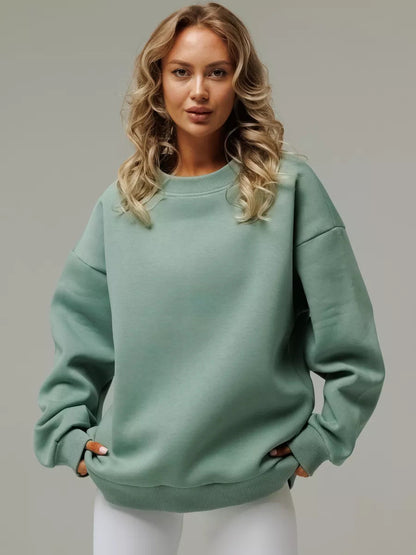 Sweat-shirt oversize femme doux et confortable