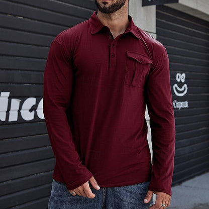 Chemise homme manches longues style moderne