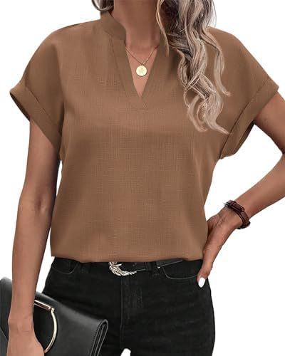 Blouse Femme Chic Décontracté Été