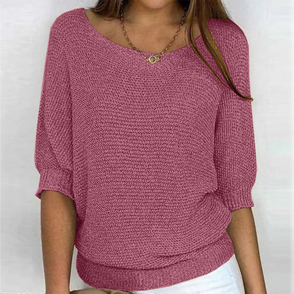 Pull uni élégant