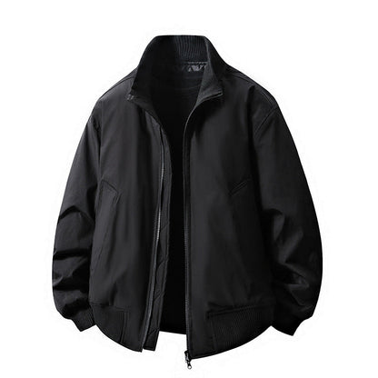 Blouson en cuir pour homme, coupe slim élégante