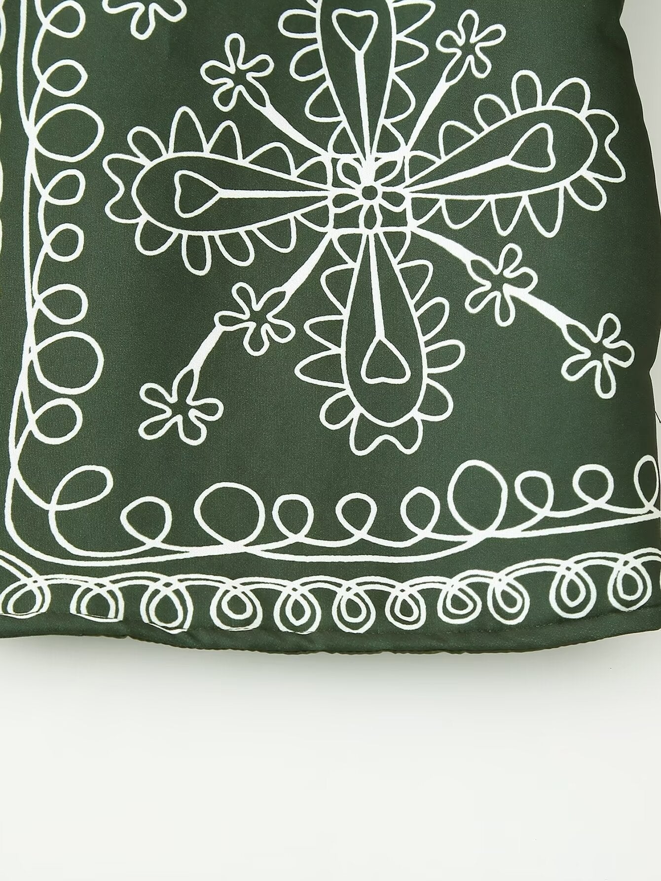 Modisches Pufferjacken-Set Mit Trend-Druck - IdealeKleiden