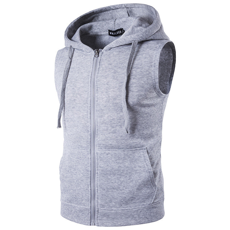 Veste à capuche pour hommes, sportive, avec poches