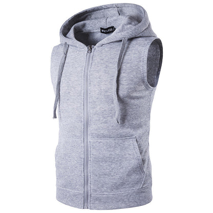 Veste à capuche pour hommes, sportive, avec poches