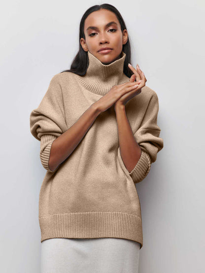 Pull surdimensionné doux et texturé pour femme