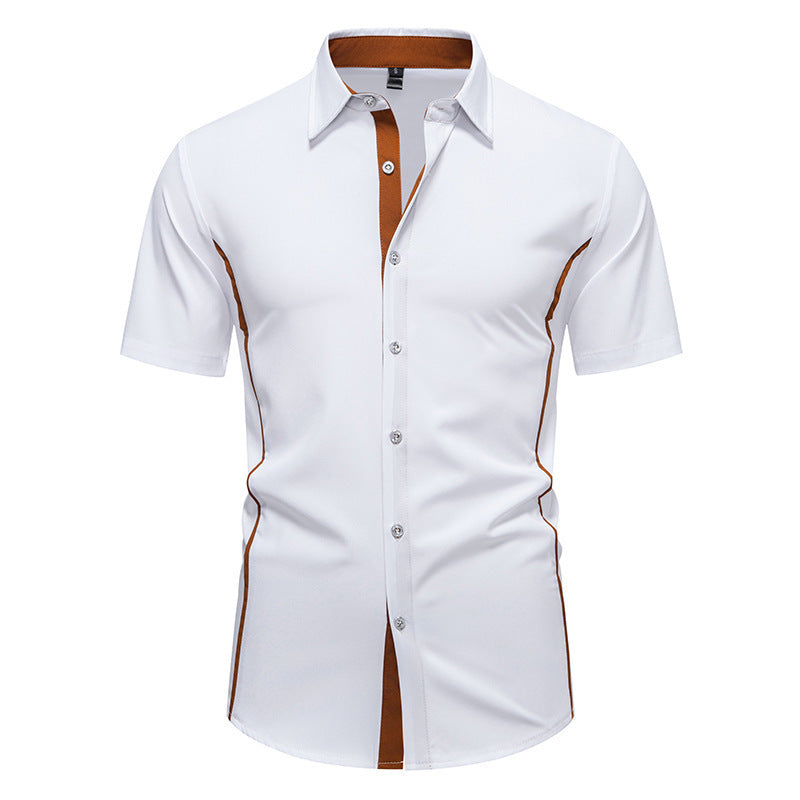 Chemise homme manches courtes style moderne