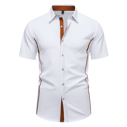 Chemise homme manches courtes style moderne