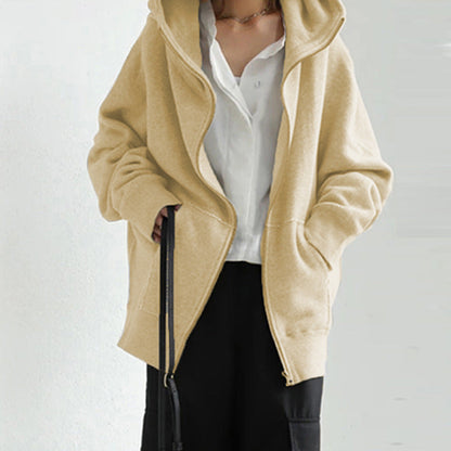 Blouson en cuir tendance, fermeture éclair, ajusté
