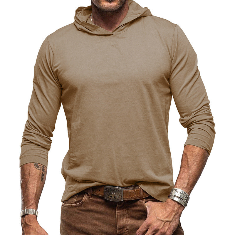 Kapuzenpullover Slim Fit Langarm Leichter Style - IdealeKleiden