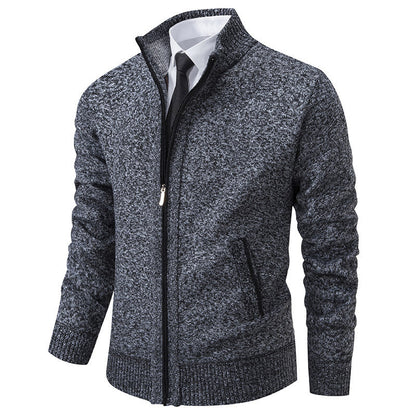 Veste de sport homme Col montant Fermeture éclair Moderne