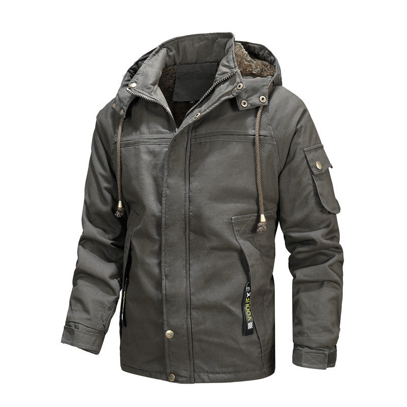 Veste outdoor homme chaude, doublée, imperméable