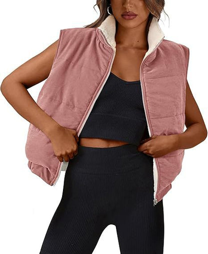 Gilet matelassé femme Doux polaire Élégant