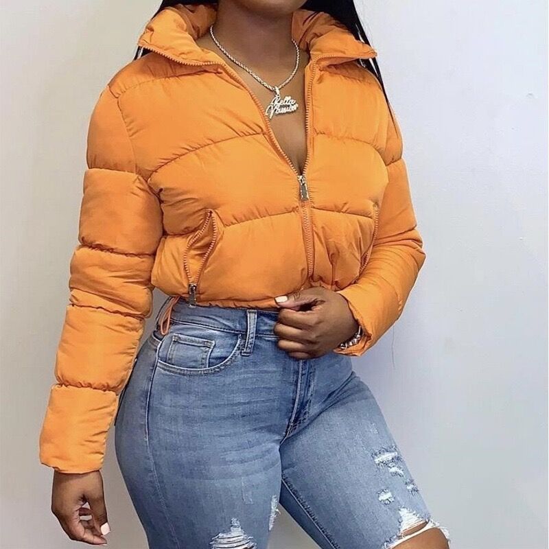 Bomber courte matelassée Femme Tendance