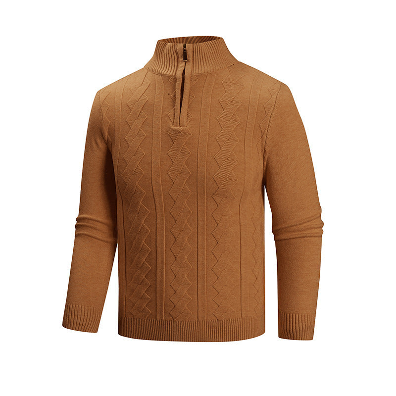 Pull Homme Col Montant Design Élégant