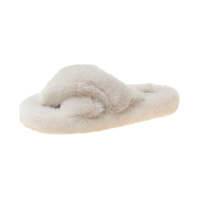 Chaussons en peluche doux et moelleux pour femmes