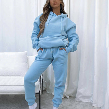 Ensemble jogging et sweat à capuche confortable pour femme