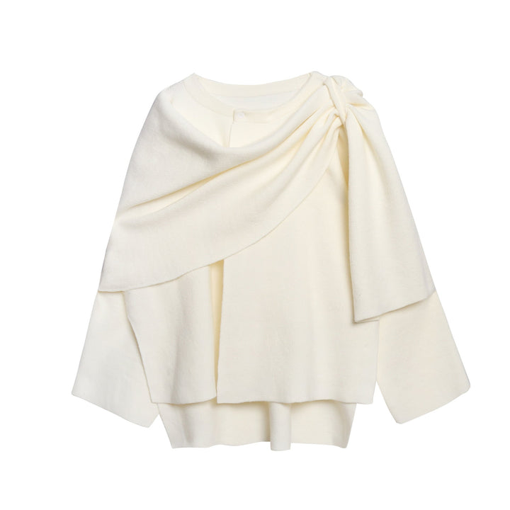 Poncho en maille pour femme Doux Confortable Élégant