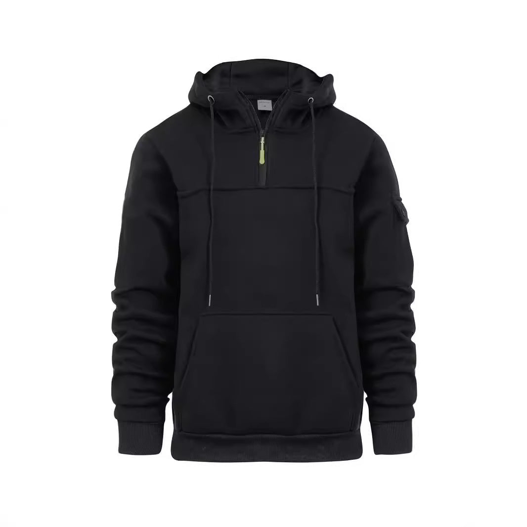 Sweat à capuche sportif pour homme avec poches