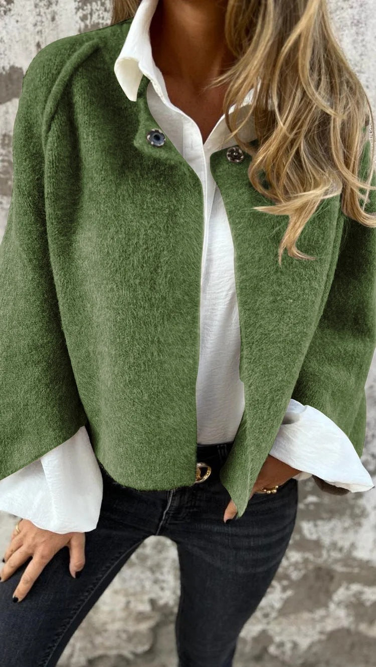 Veste courte en cachemire pour femme Qualité luxe
