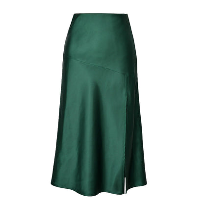 Jupe midi élégante en viscose pour femme