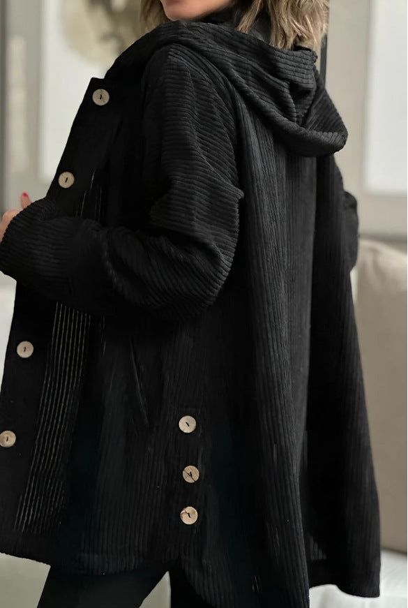 Gilet Femme Capuche Confortable Oversize
