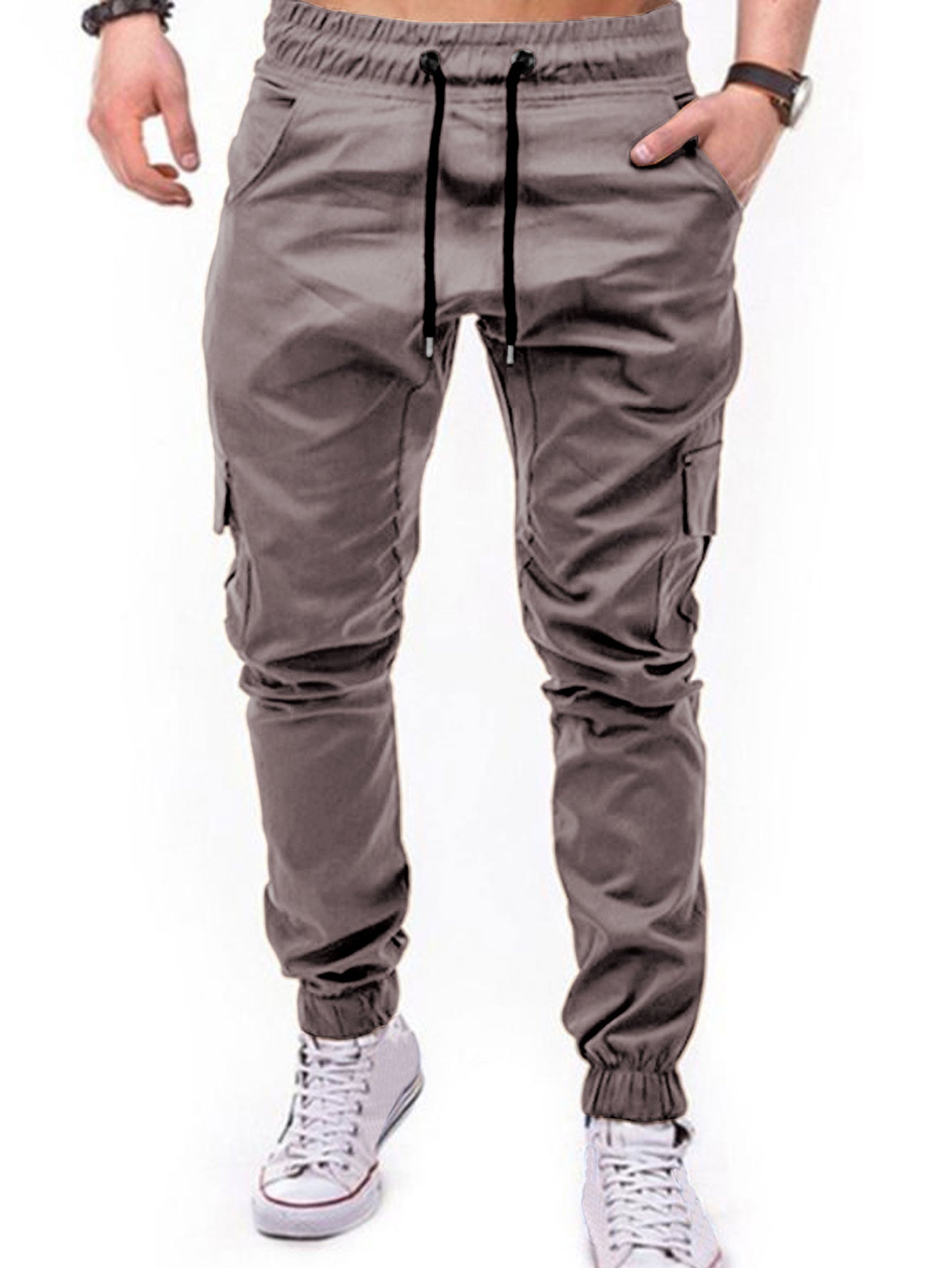 Pantalon Cargo Homme Confortable Avec Multiples Poches