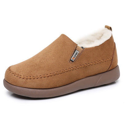 Chaussons pour femmes en polaire douce et chaude