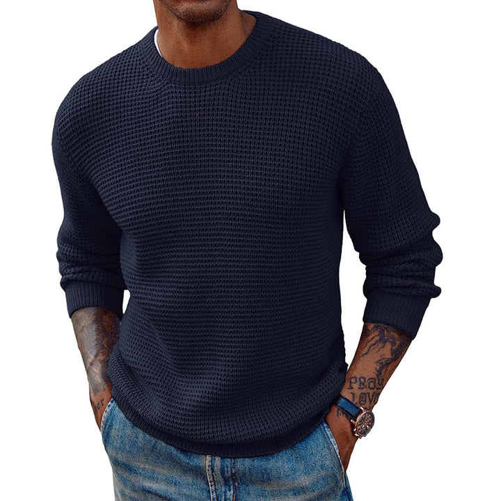 Pull-over homme texturé au design élégant