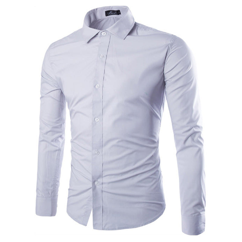 Chemise homme élégante manches longues moderne