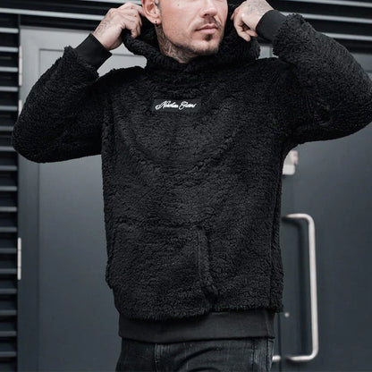 Alfi - Sweat à capuche confortable et chaud pour homme au style orné