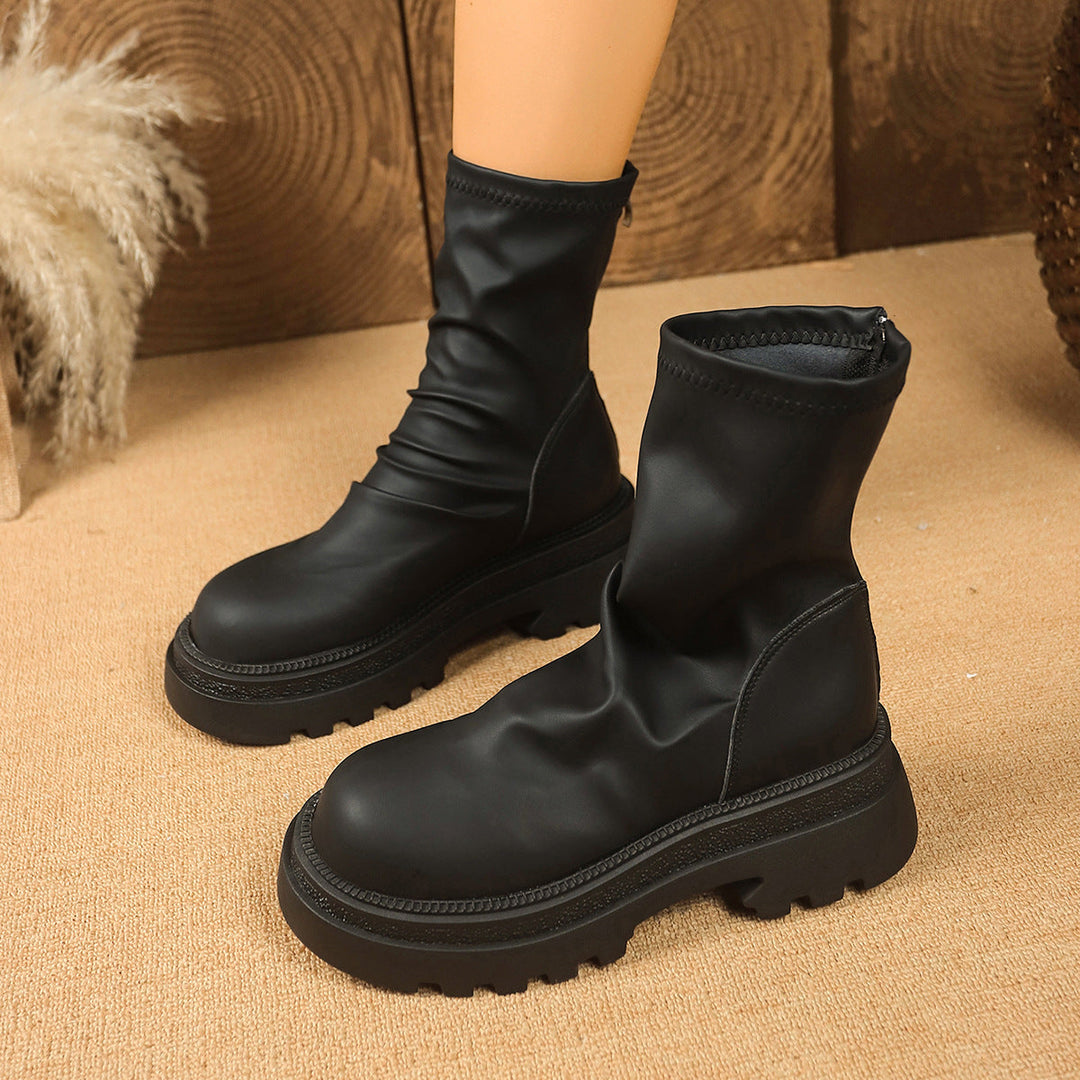 Bottines Femme Hiver Doublées Robustes